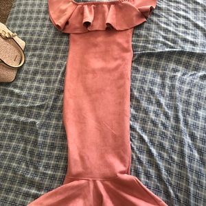 Pink fashion nova mermaid dress